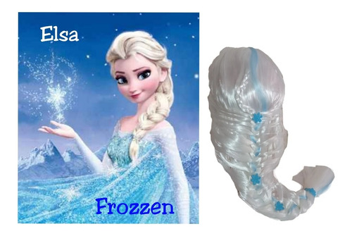 Peluca Princesas Disney Y Otras Elsa, Bella, Sirenita, Niña