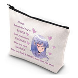 Bolsa De Cosméticos Wzmpa Amine Girl Para Fans Del Anime, Re