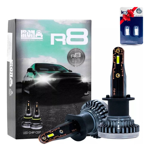 Kit Lamparas Cree Led 9007 Hb5 Csp R8 Sin Cooler  + Regalo