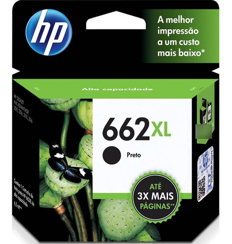 Cartucho Hp 662xl Preto Original 