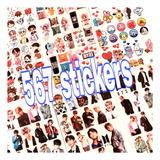 Set De 567 Stickers Bts Bt21 Chibis Env Gratis 