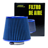 Filtro De Aire Bi-conico Competicion 76mm Azul