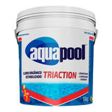 Cloro De Piscina Aquapool 10kg Traction 3 Em 1.