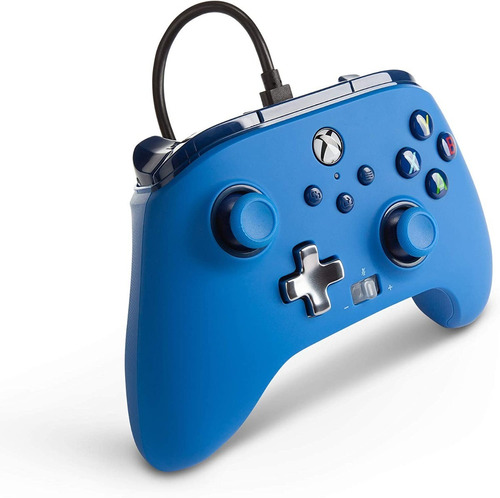 Control Para Xbox Alambrico Power A Series X | S Azul