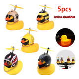 Adorno De Moto For Coche 5p Con Casco De Pato Amarillo