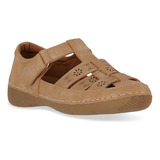 Huarache Formal 80217pr Forro Confort Acojinado Flat Cosido