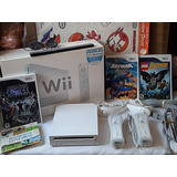 Wii Retrocompatible,2 Controles,wii Sports,2 Juegos Batman.