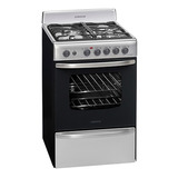 Cocina 56cm. Acero Inoxidable Doble Corona+grill Longvie