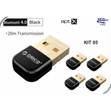 Adaptador Bluetooth 4.0 Orico Ps3 Pc Ou Notebook Kit5 Unds