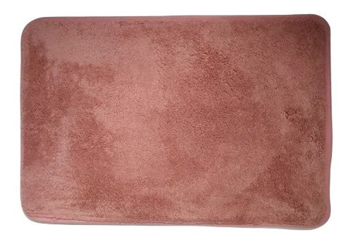 Alfombra Soft Antideslizante Salida De Baño Felpa 40x60