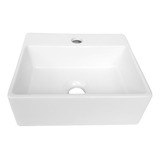 Lux Sany T030 Lavabo Retangular Cerámico Blanco Importado