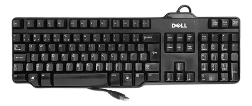 Teclado Usb Com Fio Dell Para Pc Notebook Computador Desktop