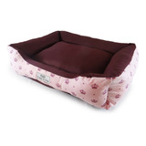 Cama Caminha Pet Para Cachorro E Gato 70x60 Coroa Rosa