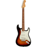 Guitarra Eléctrica Fender Player Stratocaster De Aliso 2010 3-color Sunburst Brillante Con Diapasón De Granadillo Brasileño