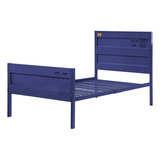 Acme Cargo - Cama Infantil Con Panel Doble, Color Azul