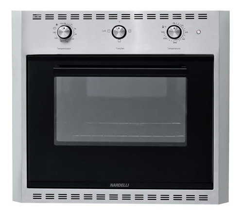 Forno Elétrico Nardelli 60 Litros 220v De Embutir E60 Inox