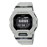 Reloj Casio G-shock Para Caballero Gbd-200uu-9cr Color De La Correa Gris Color Del Bisel Gris Color Del Fondo Negro