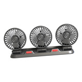 Ventilador Portátil Pequeño De Tres Cabezales Para Coches/ca