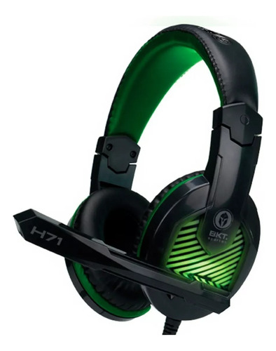 Auricular Bkt Gamer Spartan Bkth71 Usb+3.5 7 Luces Dinamicas