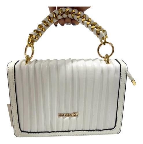 Bolso Elegante Para Mujer Manos Libres Color Blanco