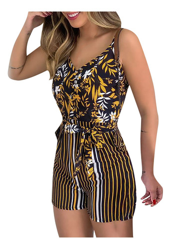 Mono De Mujer De Tirantes Overol Jumpsuit Jumperoverol Fald