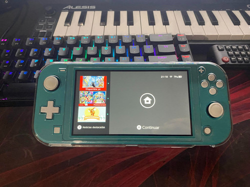 Nintendo Switch Lite Turquesa Nintendo 32gb Consola Port /vc