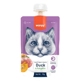 Wanpy Tasty Meat Paste Pato Para Gatos 90g