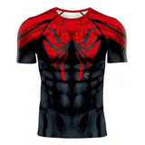 Spiderman Polera Compresión Superheroe Hombre Araña 2024 I