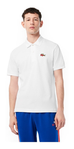 Playera Polo Lacoste X Netflix Algodón Orgánico Hombre