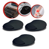 Mousepad Ergonômico Apoio De Descanso De Punho 03 Unidades