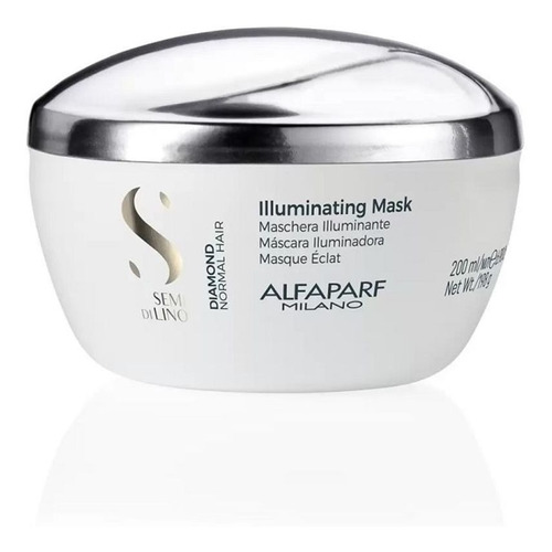 Máscara Alfaparf Semi Di Lino Diamond Illuminating 200ml