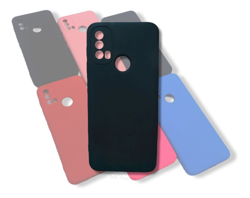 Funda Para Motorola De Silicona Con Felpa + Film Hidrogel