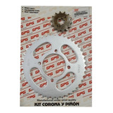 Kit Corona Piñon Yamaha Ybr 125 Z43/14 Gpg Ourway