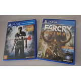 Juego Ps4 Farcry Primal, Uncharted 4