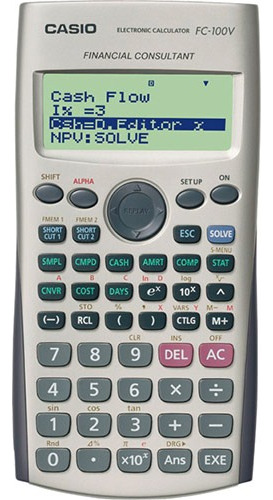 Calculadora Financiera Casio Fc-100v