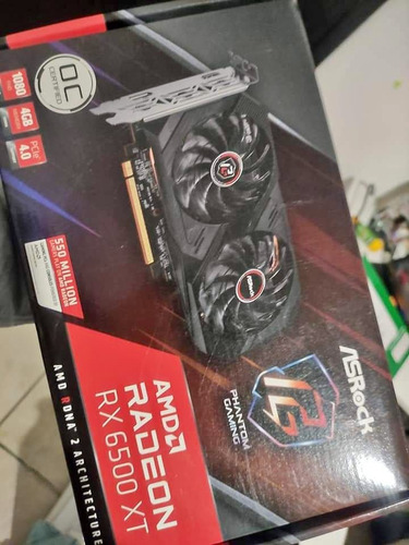 Amd Asrock Rx 6500 Xt Phantom Gaming Radeon 4gb