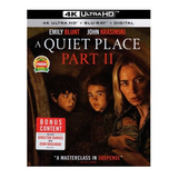 Un Lugar En Silencio Parte 2 Dos Pelicula 4k Ultra + Blu-ray