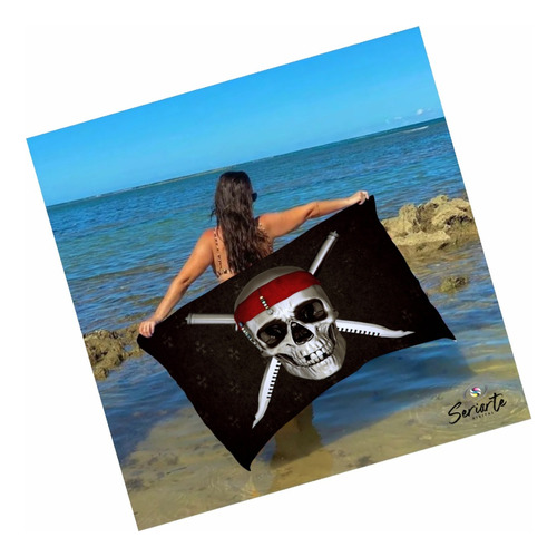 Canga Saída De Praia Modelo  Pirata 244