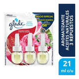 Repuestos Glade Aromatizantes X3 Alegría Floral De 21ml C/u