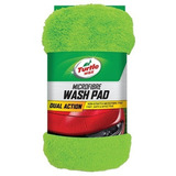 Esponja Microfibra Turtle Wax Dual Action Wash Pad Verde