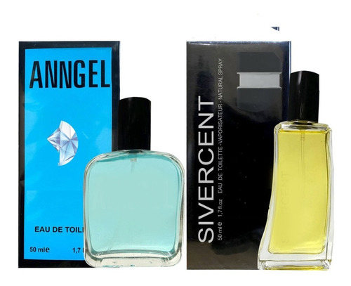 Kit 2 Perfume Contratip N14 Anngel E N06 Sivercent Importado