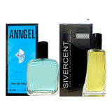 Kit 2 Perfume Contratip N14 Anngel E N06 Sivercent Importado