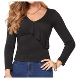 Blusa Mila Negro Para Mujer Croydon