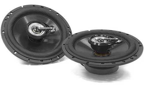 Parlantes Para Auto 6 PuLG Bravox Tr6bk Black Line 160rms P