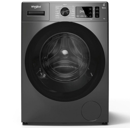 Lavarropas Whirlpool Wnq90as Frontal 9kg Inverter Titanium