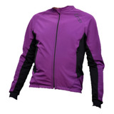 Campera Ciclismo Soft Shell Dama Impermeable Tres Bolsillos