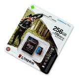 Cartão De Memória Micro Sd 256gb Kingston Canvas Go Plus 4k