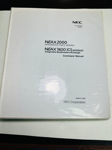 Manual Programacion Central Nec Ips 2000, Neax 2000 Central