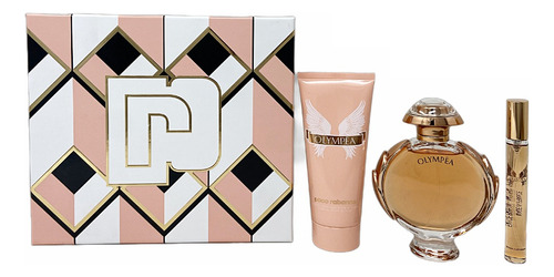 Paco Rabanne Olympea Set De 3 Pz Con Miniatura Para Mujer