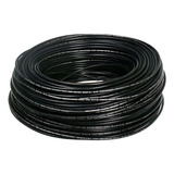 Cabo Manga 4 Vias X 26 Awg Preto 50 Metros - Com Blindagem